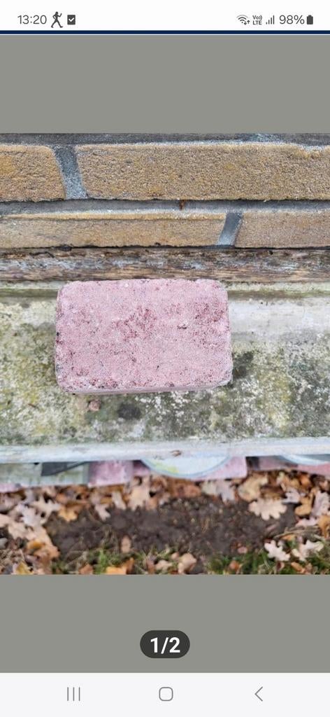 Klinkers 11x11x6 330 st., Doe-het-zelf en Bouw, Metselstenen, Ophalen