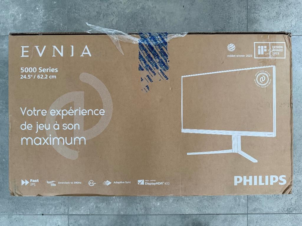 Philips EVNIA 5000 series, 24.50 x 62.50. € 229, Computers en Software, Monitoren, Nieuw, DisplayPort, Gaming, Ultrawide, Ophalen of Verzenden