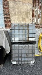 2 IBC vaten van 1000 liter., Tuin en Terras, 150 liter of meer, Ophalen, Gebruikt, Kunststof