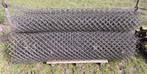 Verschillende lengtes grijs hekwerk gaas rollen 200cm hoog., Ophalen, Gebruikt, 20 meter of meer, Gaas