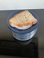 12 Assiettes à pain Laura Lys Bidasoa bleu foncé Ø16 cm, Uni, Assiettes(s), Enlèvement ou Envoi, Comme neuf