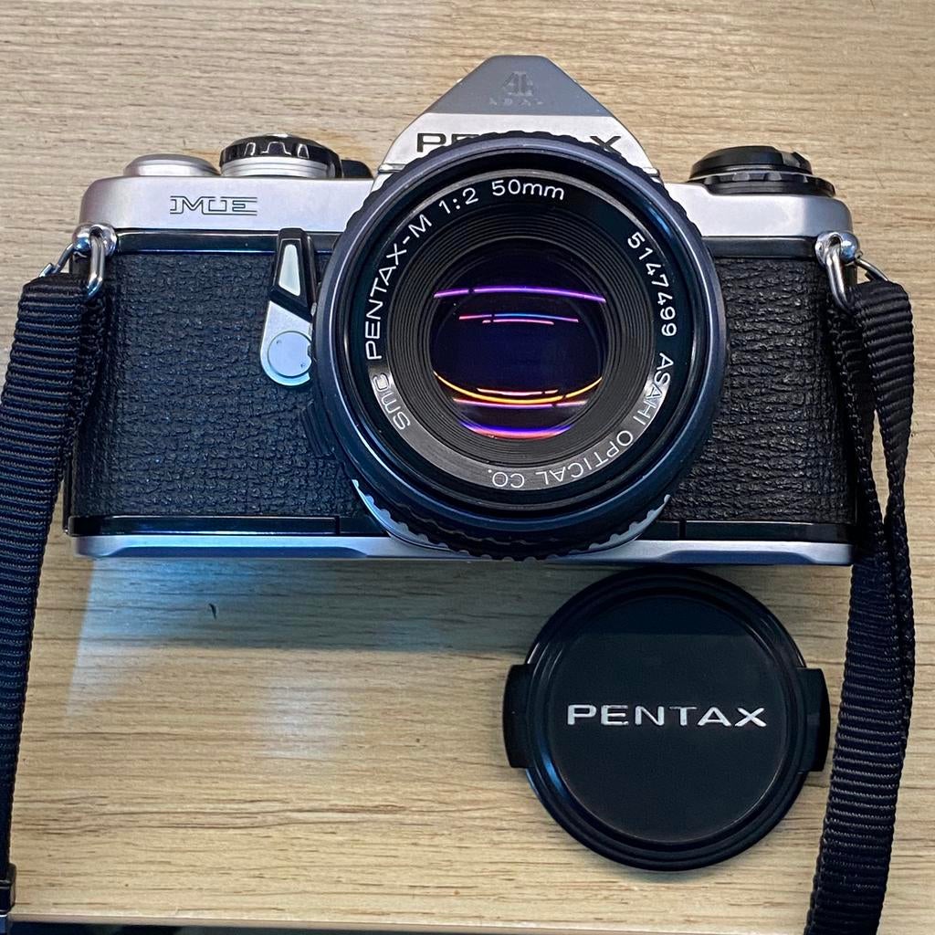 Pentax ME, Pentax-M 50mm f2 *comme neuf, TV, Hi-fi & Vidéo, Appareils photo analogiques, Comme neuf, Reflex miroir, Pentax, Enlèvement ou Envoi