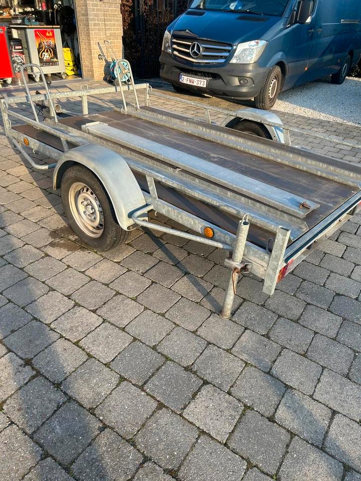 Motoraanhanger , remork, Auto diversen, Aanhangers en Bagagewagens, Zo goed als nieuw, Ophalen