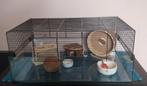 HAMSTER-GERBILKOOI, Dieren en Toebehoren, Kooi, Zo goed als nieuw, 75 tot 110 cm, Ophalen
