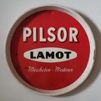 Blikken plateau Pilsor Lamot., Verzamelen, Merken en Reclamevoorwerpen, Ophalen of Verzenden, Reclamebord