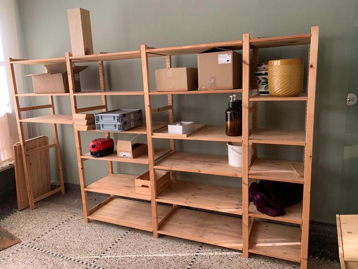 Houten rek Ikea Ivar, Huis en Inrichting, Kasten | Stellingkasten, Ophalen