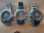 3x Pulsar watches met chrono en alarm met seiko binnenwerk., Handtassen en Accessoires, Horloges | Heren, Staal, Gebruikt, Staal