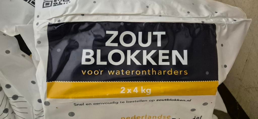 Zoutblok 2 x 4kg, Elektronische apparatuur, Waterontharders, Ophalen