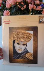 Lanarte Borduurpakket-The Mask Culture Collection 35054, Hobby & Loisirs créatifs, Broderie & Machines à broder, Enlèvement, Neuf