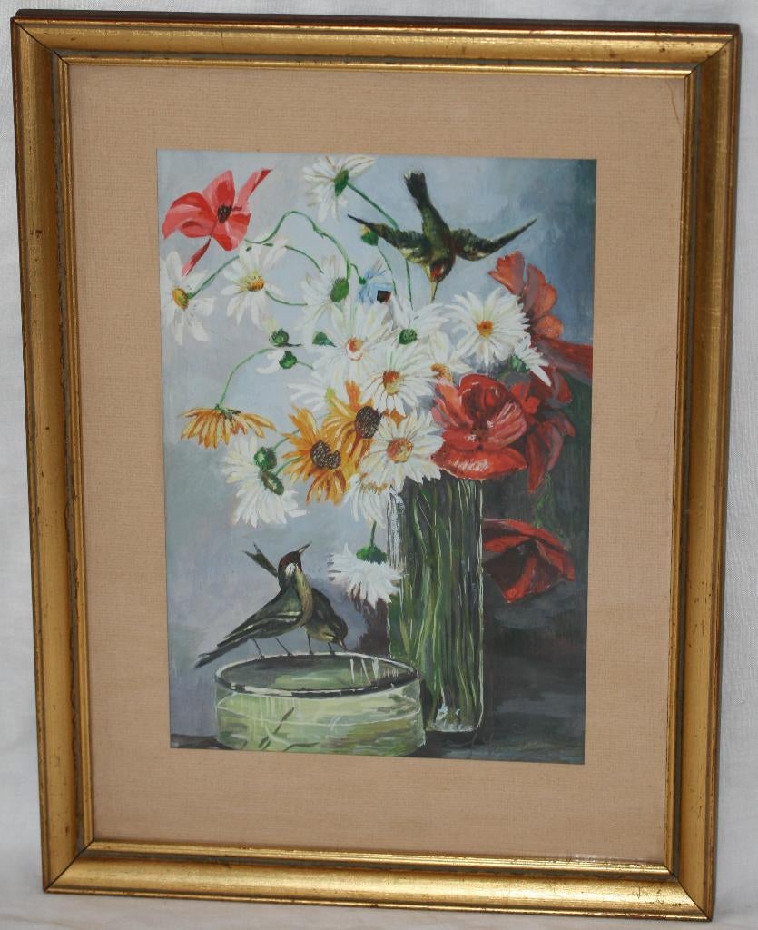 Aquarel schilderij Gesigneerd, Antiek en Kunst, Ophalen of Verzenden