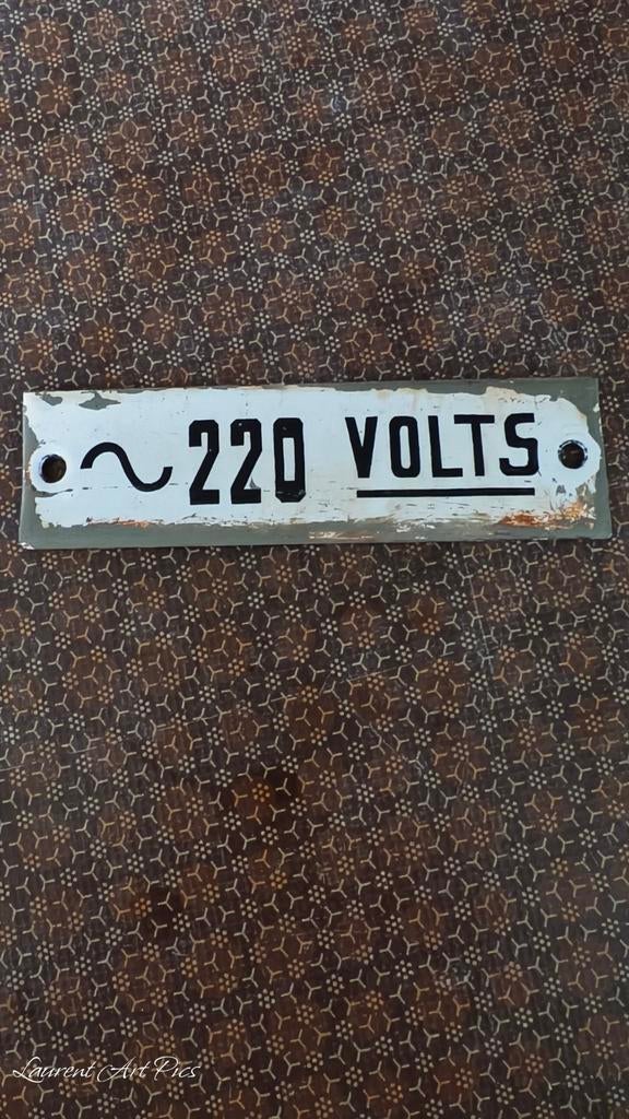 Diverses plaques émaillées, Ophalen of Verzenden