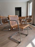 Lot de 5 chaises style Cesca de Marcel Breuer, Maison & Meubles, Chaises, Enlèvement, Comme neuf, Bois