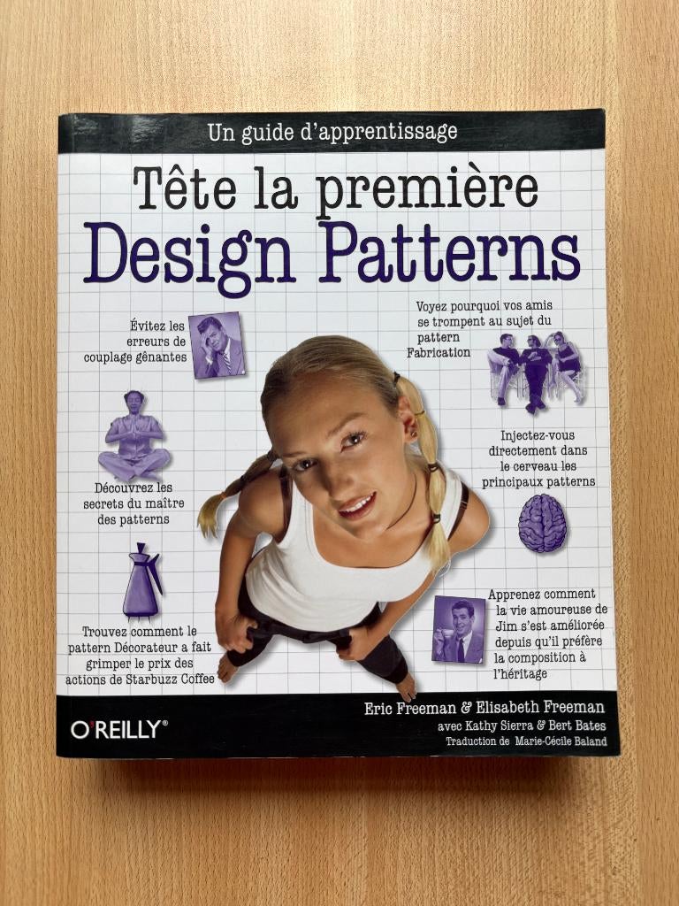 Tête la première Design Patterns, Boeken, Informatica en Computer, Gelezen, Overige onderwerpen, Ophalen