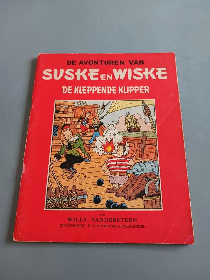 Suske & Wiske, Kleppende Klipper, 1ste druk, goede staat, Livres, BD, Utilisé, Une BD, Enlèvement ou Envoi