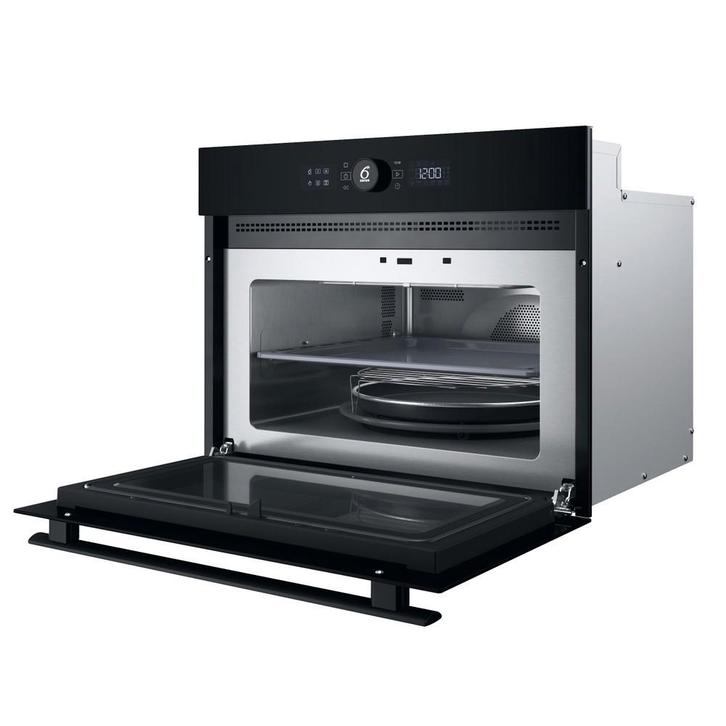 Whirlpool combi oven WMW47 zwart - NEW %%, Electroménager, Fours, Neuf, Encastré, Moins de 45 cm, 45 à 60 cm, Air chaud, Fonction micro-ondes