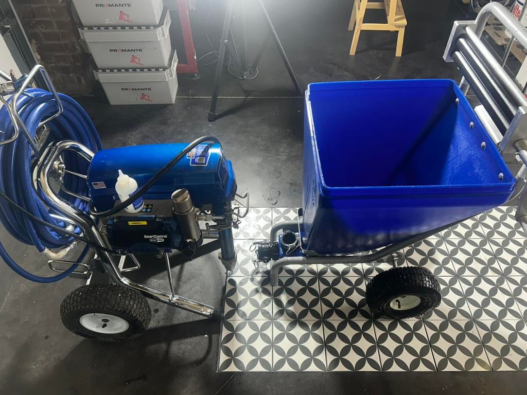 ‼️ Graco Mark VII HD airless spuitmachine + hopper  ‼️, Doe-het-zelf en Bouw, Schildersmaterialen, Zo goed als nieuw, Ophalen