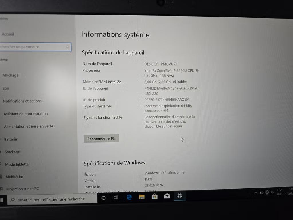 Lenovo Thinkpad L380 I7 8e generatie laptop, Ophalen of Verzenden, Nieuw