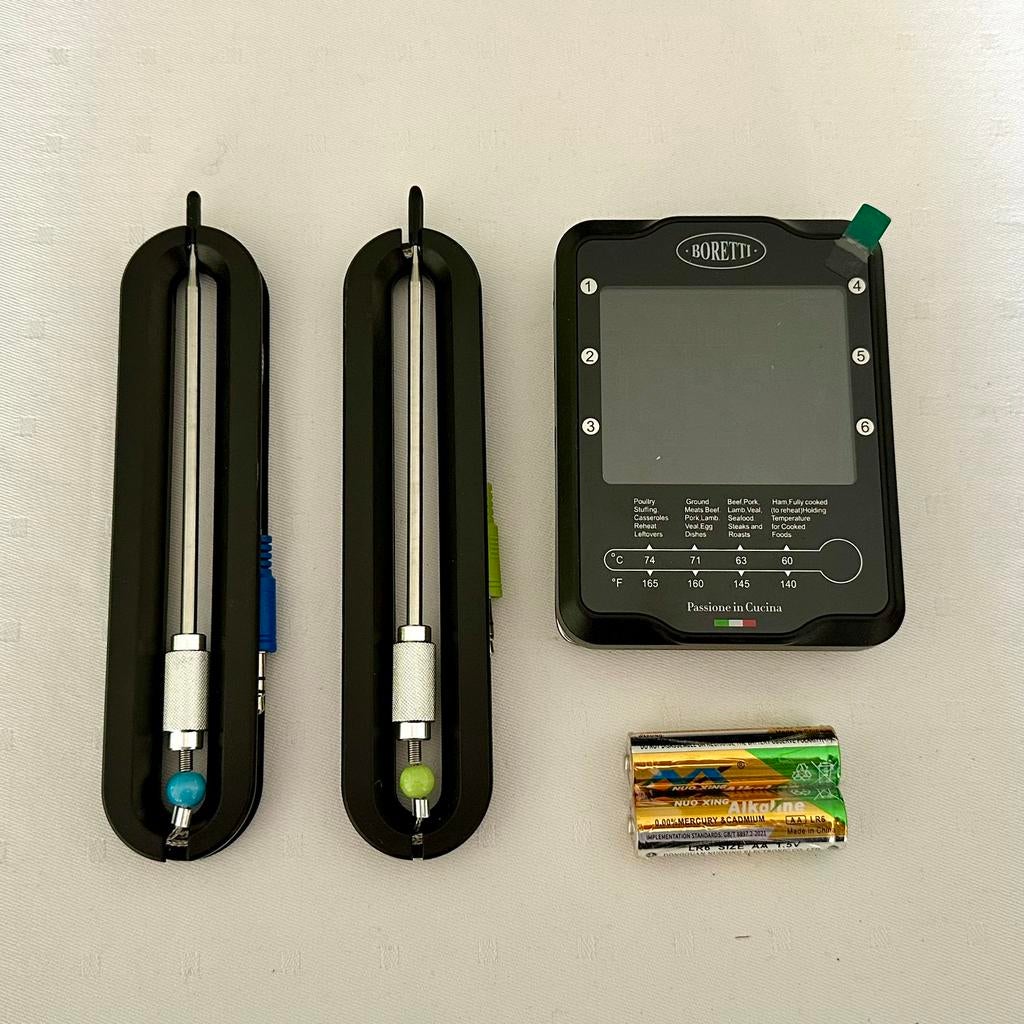 Boretti BBQ Thermometer met 2 sondes NIEUW, Jardin & Terrasse, Enlèvement ou Envoi, Neuf