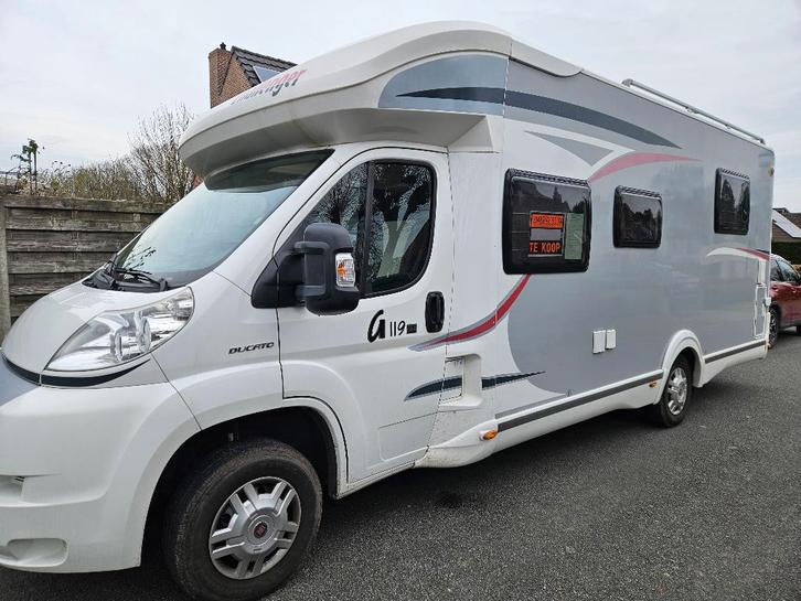 mobilhome, Caravanes & Camping, Camping-cars, Particulier, jusqu'à 4, Semi-intégral, Challenger, Fiat, Diesel, Boîte manuelle
