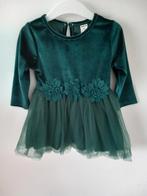 Groen feestjurkje met tule, Kinderen en Baby's, Babykleding | Maat 80, Ophalen of Verzenden