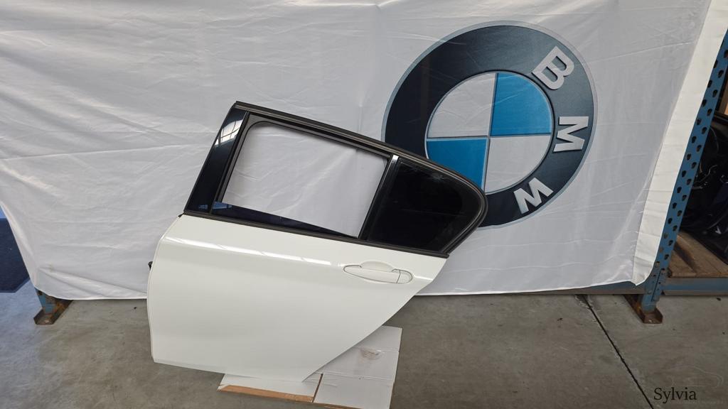 Deur portier achter links BMW 1 serie F20 + LCI Alpinweiss 3, -, Utilisé, Porte, -