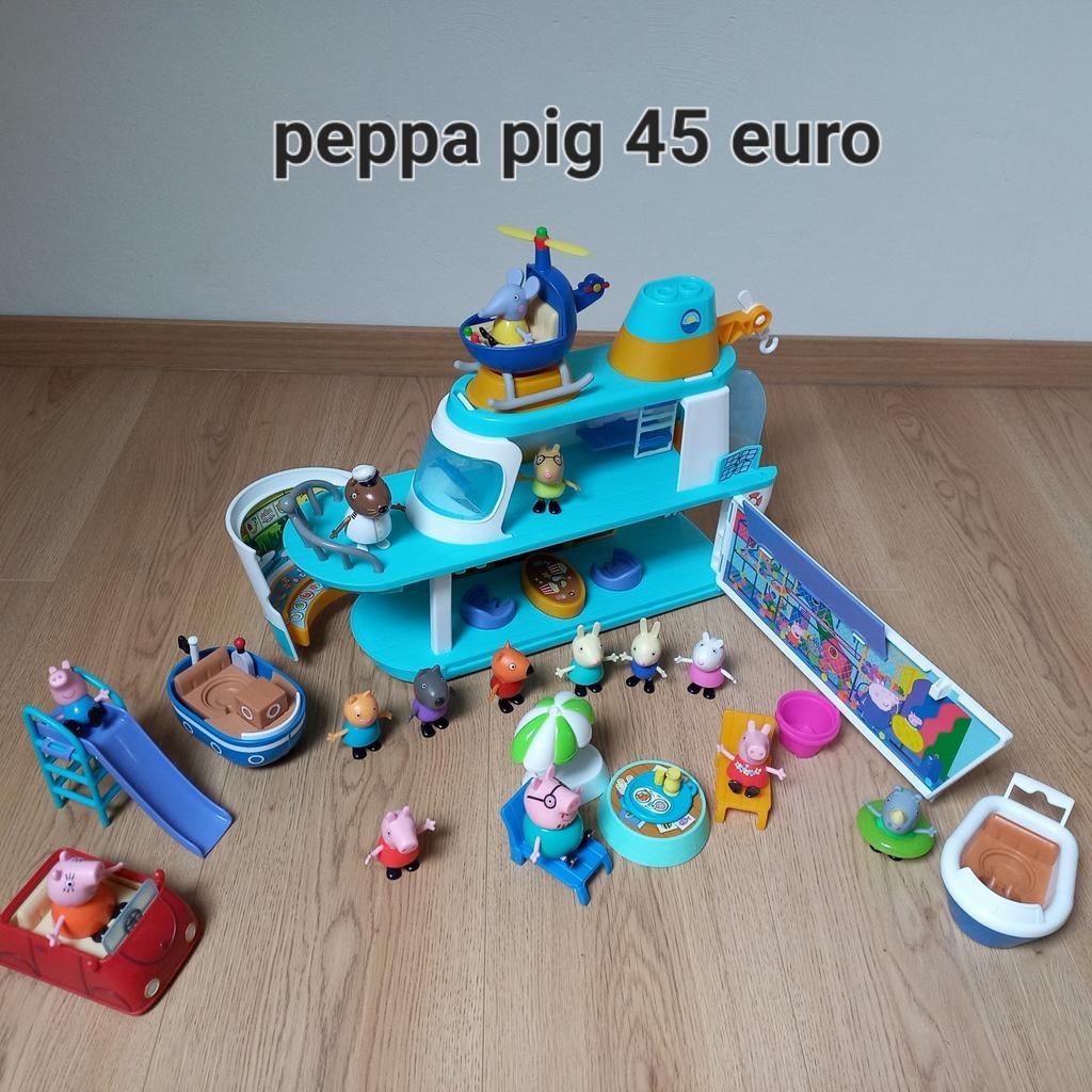 Peppa pig boot en sets, Ophalen