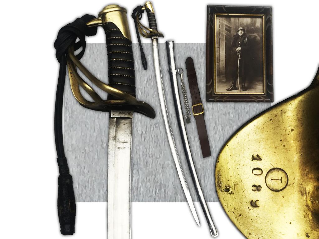 🚨RARE SABRE BELGE CAVALERIE M1822 /I1089/1888 XIX ORIGINAL, Collections, Envoi, Autres, Épée ou sabre