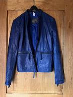 Veste en cuir bleu cobalt Dolce C, Vêtements | Femmes, Vestes & Costumes, Enlèvement ou Envoi, Taille 36 (S), Comme neuf, Bleu