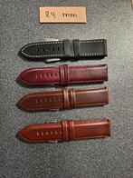 Horlogebandjes 24mm voor panerai, Ophalen of Verzenden