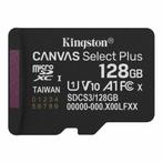 Kingston Canvas Select Plus microSD 128GB, TV, Hi-fi & Vidéo, Photo | Cartes mémoire, Neuf, Autres, 128 GB, MicroSD