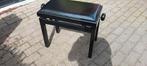 Pianostoel, Muziek en Instrumenten, Piano's, Ophalen, Gebruikt, Zwart, Piano