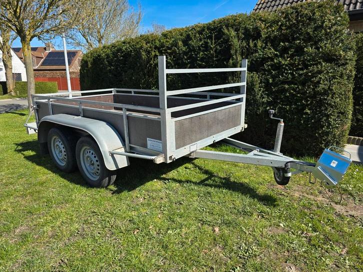 Remorque à double essieu de 750 kg, Autos : Divers, Remorques, Enlèvement