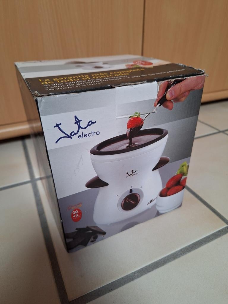 Ongebruikte chocolade fondue aan spotprijs, Ophalen