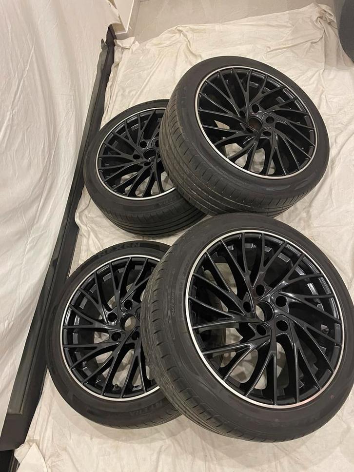 5x120 bmw velgen met banden18 inch breedset, Auto diversen, Wieldoppen, Ophalen