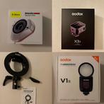 Godox V1S + X3-S + S2 + SpyderX Elite (nieuwstaat), Audio, Tv en Foto, Fotocamera's Digitaal, Ophalen, Zo goed als nieuw, Sony