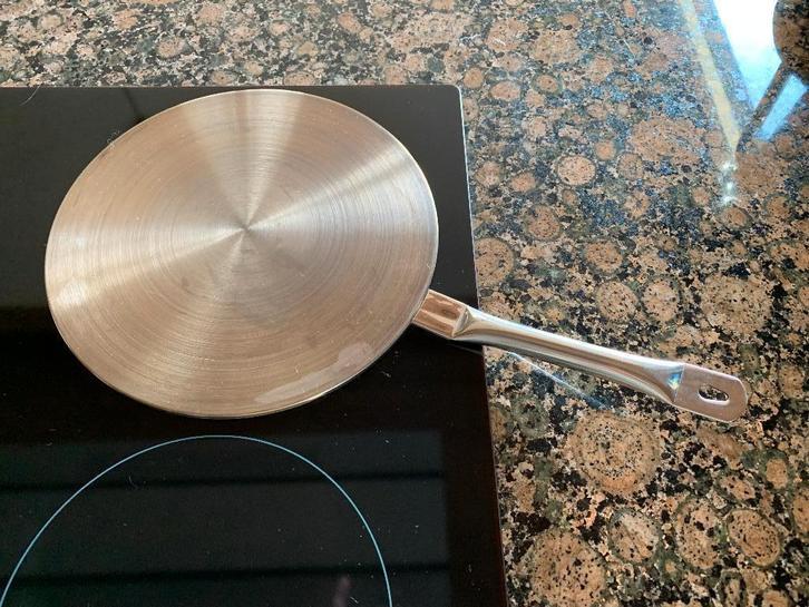 Inductie adapterplaat, Elektronische apparatuur, Kookplaten, Zo goed als nieuw, Inductie, Ophalen of Verzenden