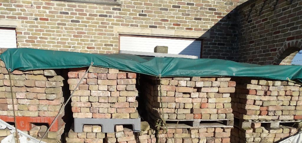 Gevelsteen Damse Abdijmoef, Doe-het-zelf en Bouw, Ophalen, Zo goed als nieuw, Natuurstenen