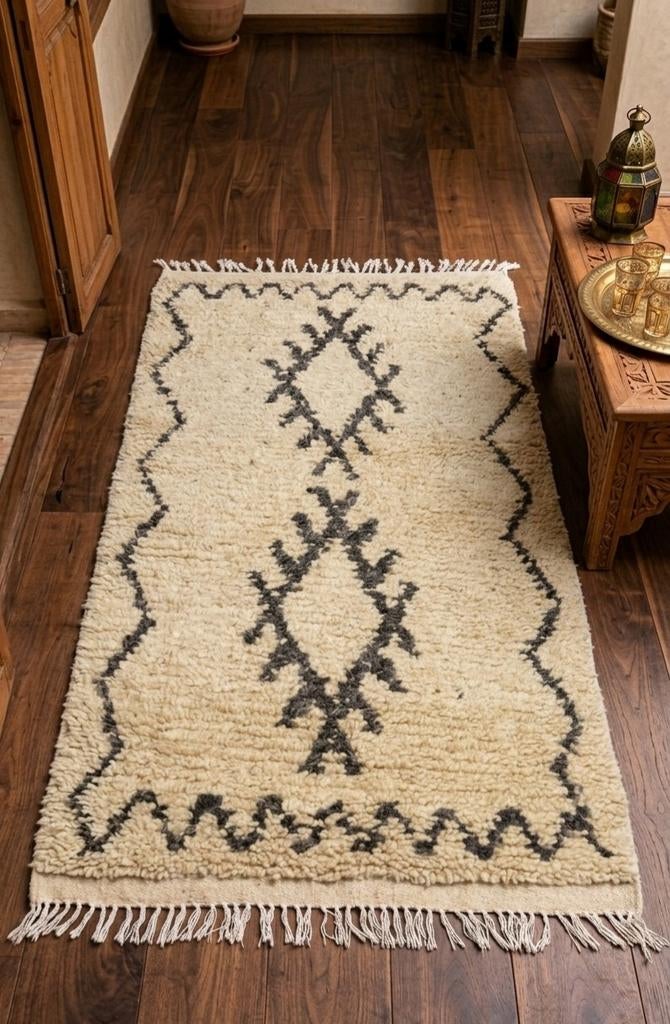 Tapis marocain artisanal berbère fait main