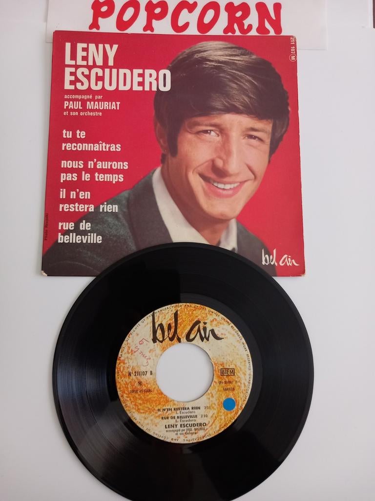LENY ESCUDERO. POPCORN OLDIES 60S.  EP 45T, EP, EP