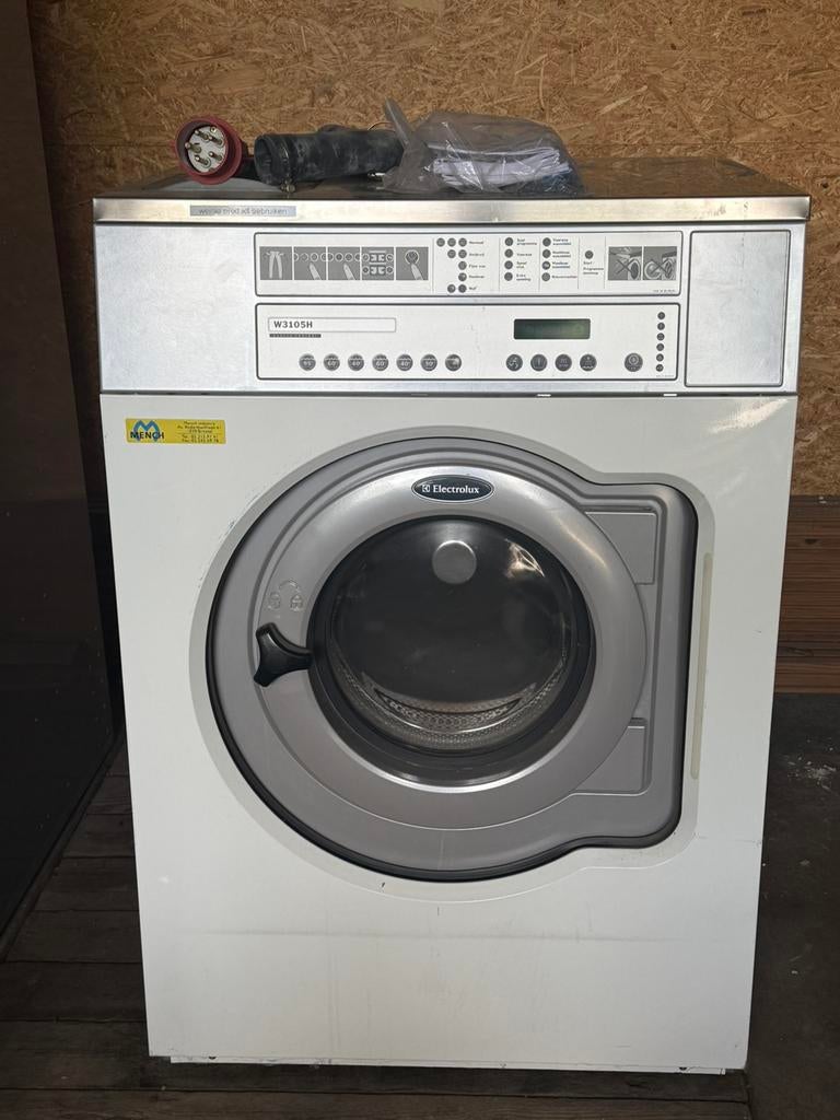 Professionele wasmachine en droogkast te koop, Elektronische apparatuur, Wasmachines, Ophalen, Zo goed als nieuw