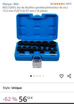 Coffret douilles spiralé