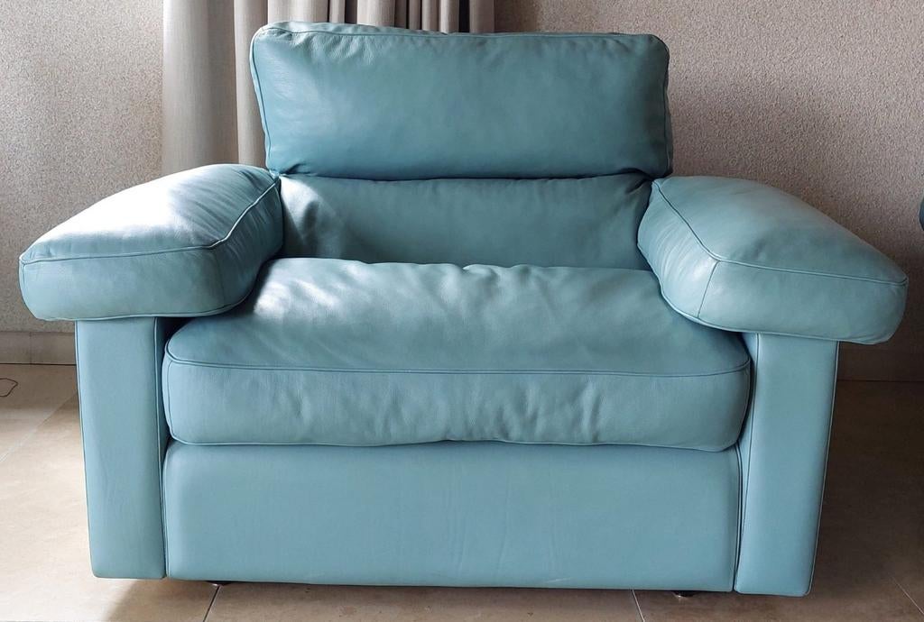 Lederen luxezetel, lichtgroen, Ophalen