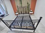 Lit fer forgé, 140 cm, Enlèvement, Utilisé, Deux personnes