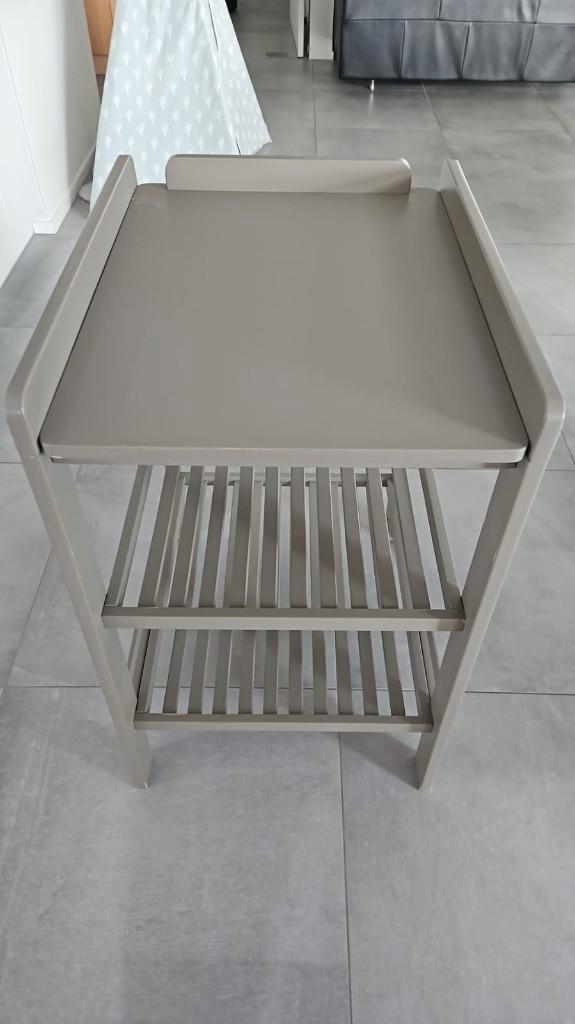 Quax verzorgingstafel taupe, Kinderen en Baby's, Badjes en Verzorging, Gebruikt, Ophalen