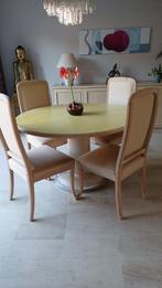 Tafel, Huis en Inrichting, Tafels | Eettafels, Ophalen, Gebruikt, 100 tot 150 cm, Eikenhout