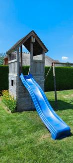 Speelhuisje en schommel, Kinderen en Baby's, Ophalen, Gebruikt, Hout