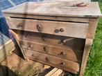 commode de style Empire du XIXe siècle Chêne massif, Antiek en Kunst, Antiek | Meubels | Kasten, Ophalen