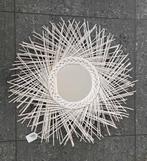 Rotan spiegel, Huis en Inrichting, Woonaccessoires | Spiegels, Ophalen, Rond, Nieuw, Minder dan 100 cm