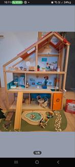 Belle maison de poupée à vendre, à peine utilisée, Enlèvement, Maison de poupées