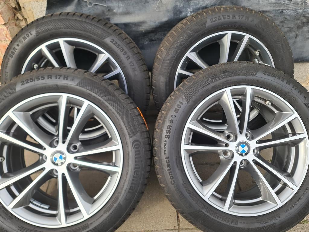 Jantes Bmw serie5 G30 neuf avec pneus neuf.TPMS., Neuf, 4 Saisons, Véhicule de tourisme, 17 pouces